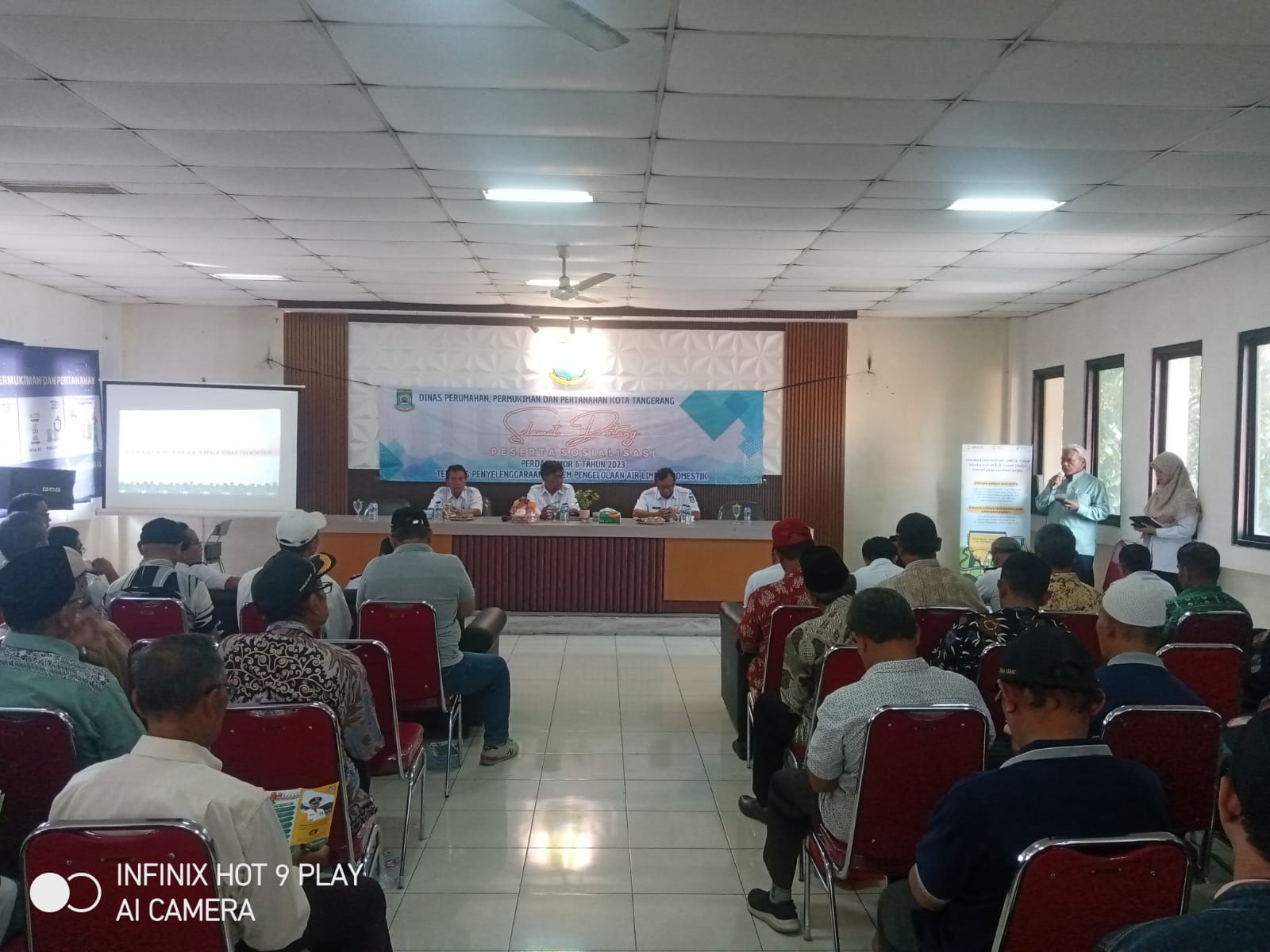 DISPERKIMTAN Kota Tangerang Sosialisasi Perda Nomor 6 Tahun 2023 Tentang Pengolahan Limbah Domestik