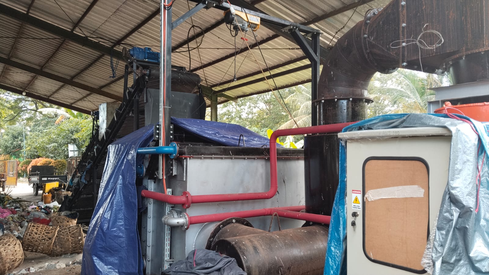 Pengoperasian Mesin Pengolahan Sampah di TPS3R Mustika Ikhlas Belum Berjalan, Pernyataan Kabid PSLB3 Tidak Konsisten