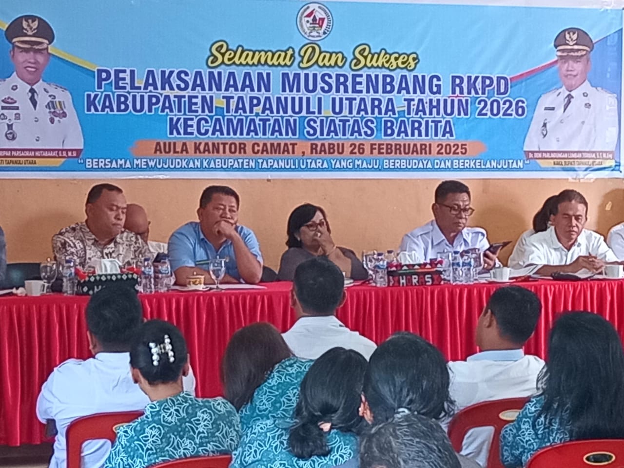 Musrembang RKPD Kabupaten Taput untuk Rencana Kerja Pemerintah Daerah