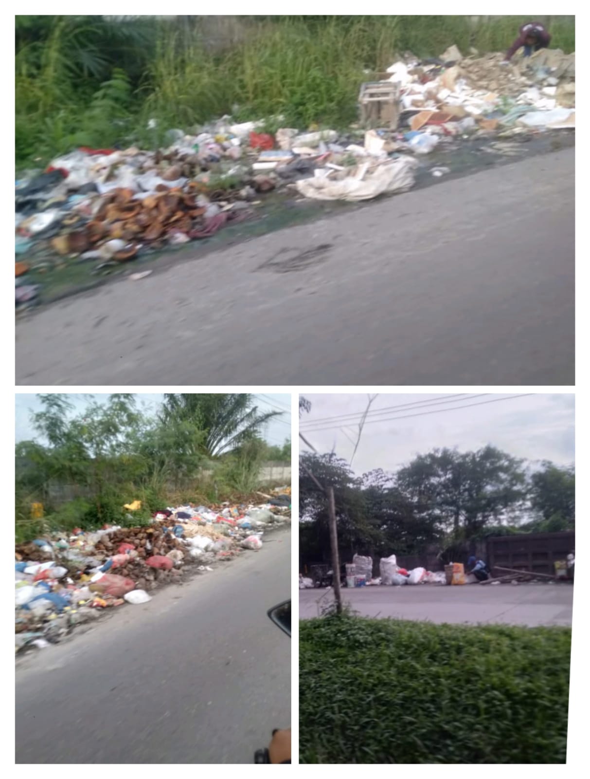 Tumpukan Sampah di Jalan Soekarno-Hatta Pekanbaru Mengganggu Warga, Pemkot Diminta Bertindak