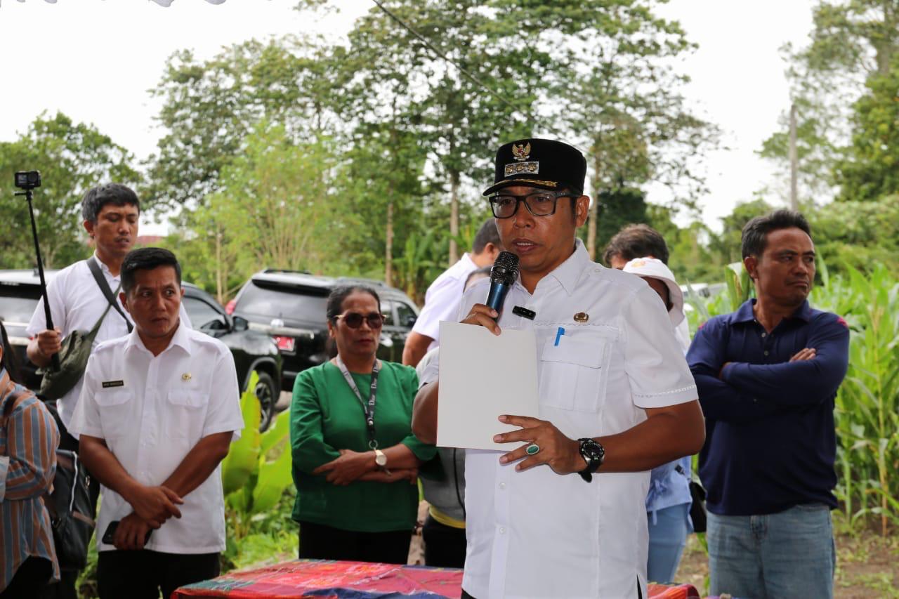 Wujudkan Program 100 Hari Kerja, Bupati Taput Tinjau Optimalisasi Pengolahan Pakan Ternak
