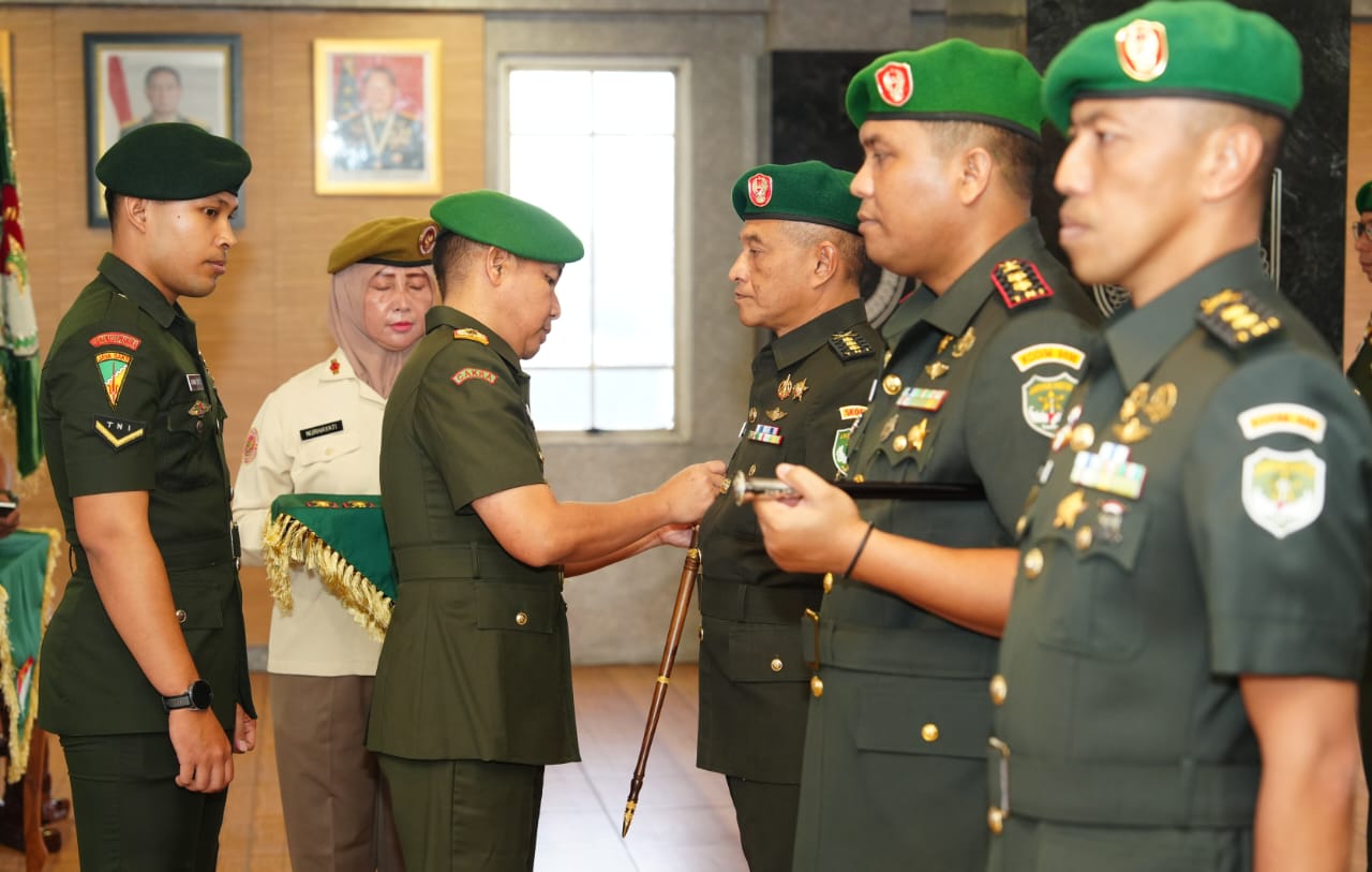 Rotasi Jabatan di Korem 052/Wijayakrama, Danrem Tekankan Pentingnya Sinergi dan Kolaborasi