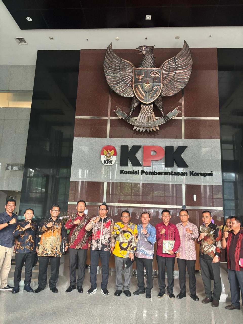 Bupati Taput Hadiri Rakor Penguatan Sinergi KPK dan Pemda dalam Pemberantasan Korupsi